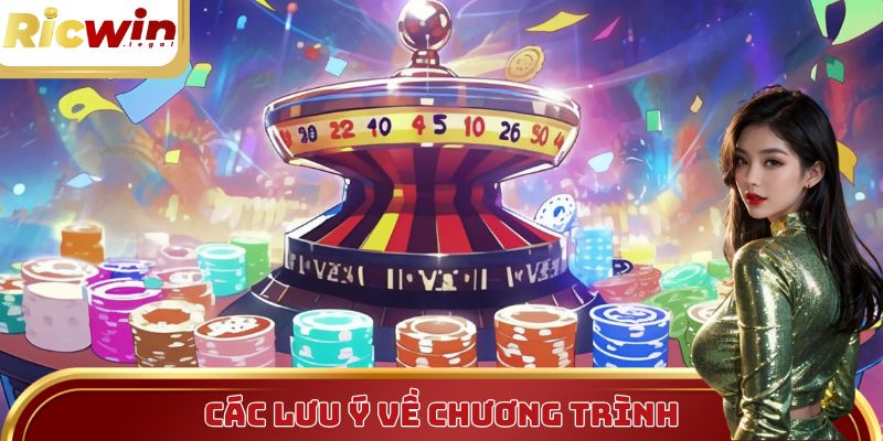Những lưu ý quan trọng về chương trình hoàn trả tại Ricwin
