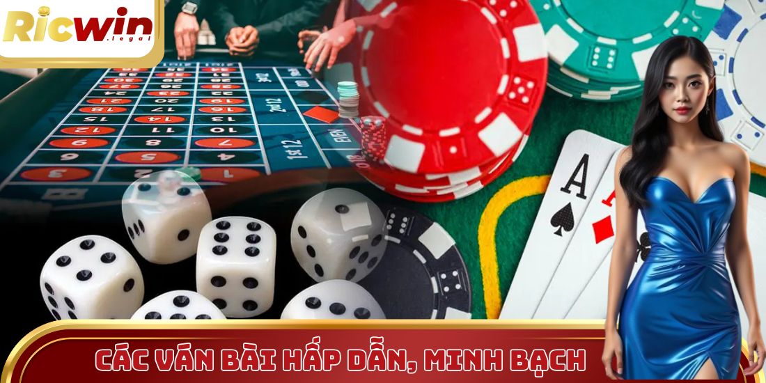 Các ván bài Liêng minh bạch, công bằng